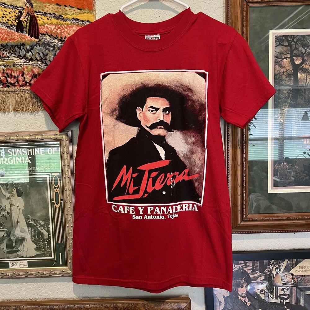 Vintage 90’s Mi Tierra Cafe‎ Y Panaderia Mexican Food Shirt Size Small